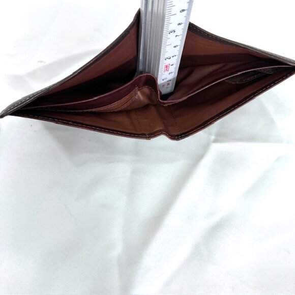 Set: DunHill Back leatherPouch Hold Key & Yuki Torri Wallet Bifold Brown (64) - Picture 10 of 12